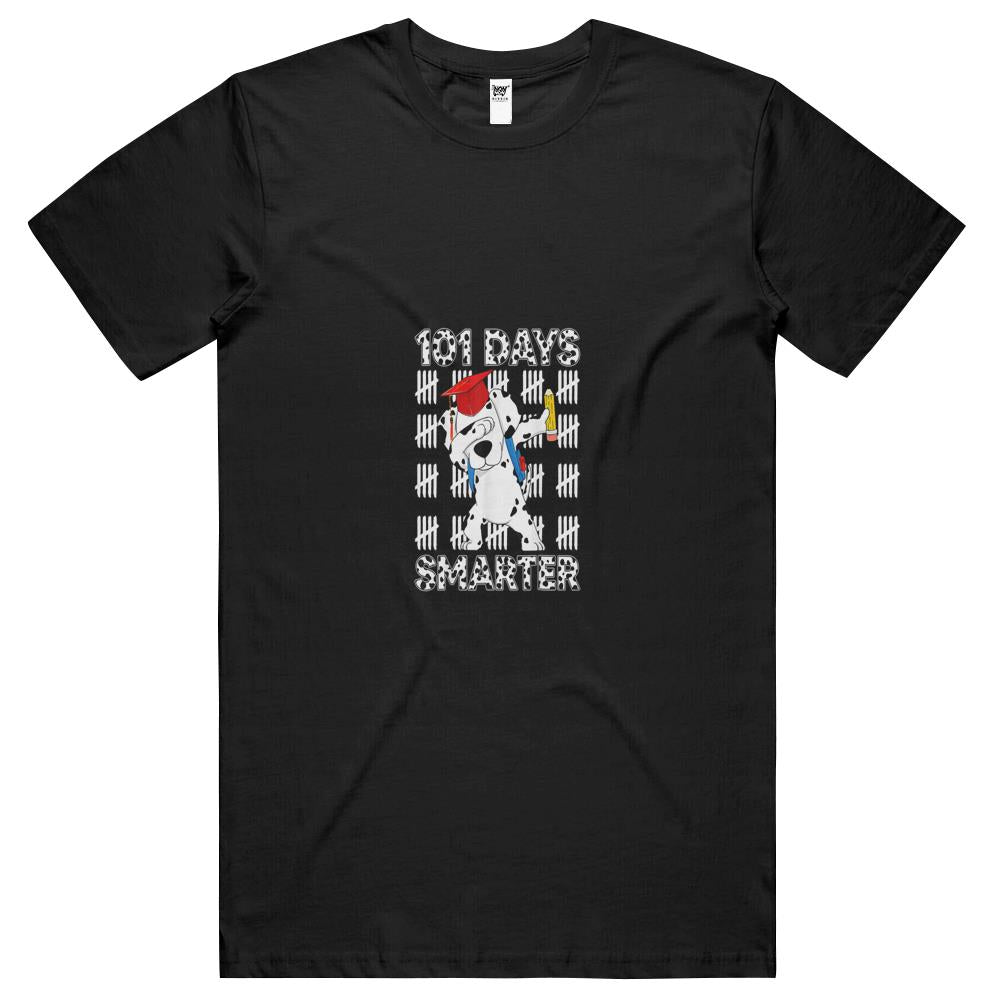 101 Days Of School Dalmatian Dog 100 Days Smarter Teacher T Shirts