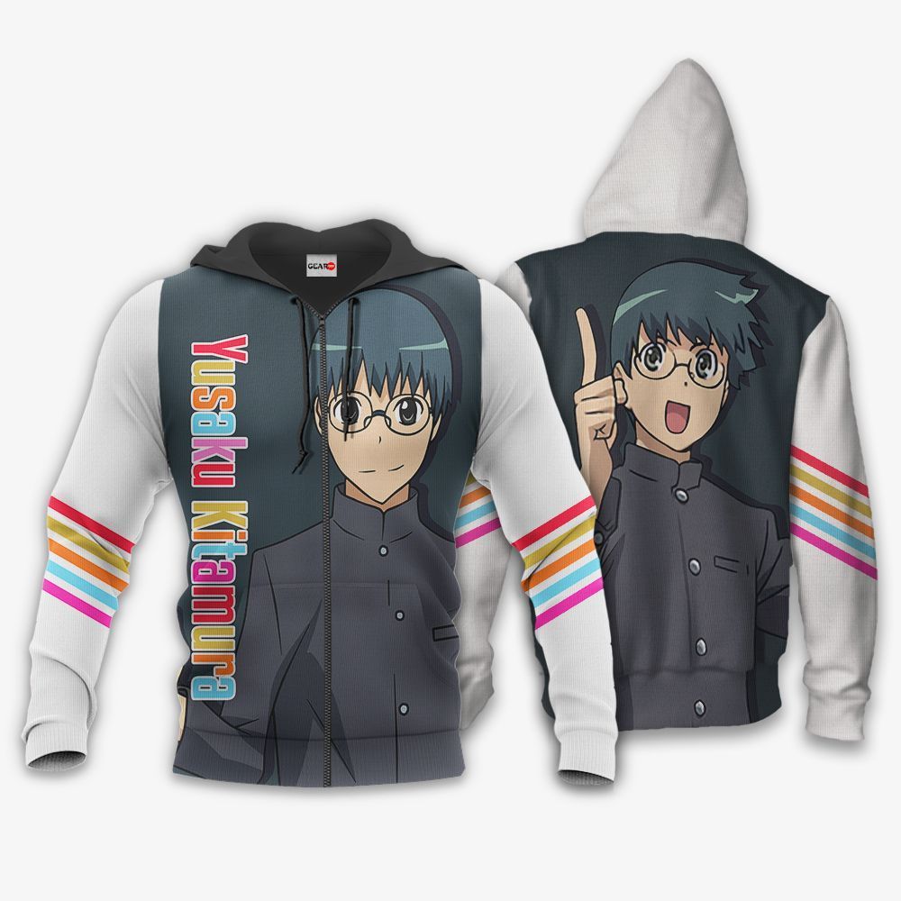 Toradora Yusaku Kitamura Hoodie Shirt Anime Zip Jacket