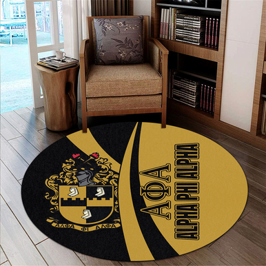 Alpha Phi Alpha Round Rug – Fraternity Proud To Be Round Rug