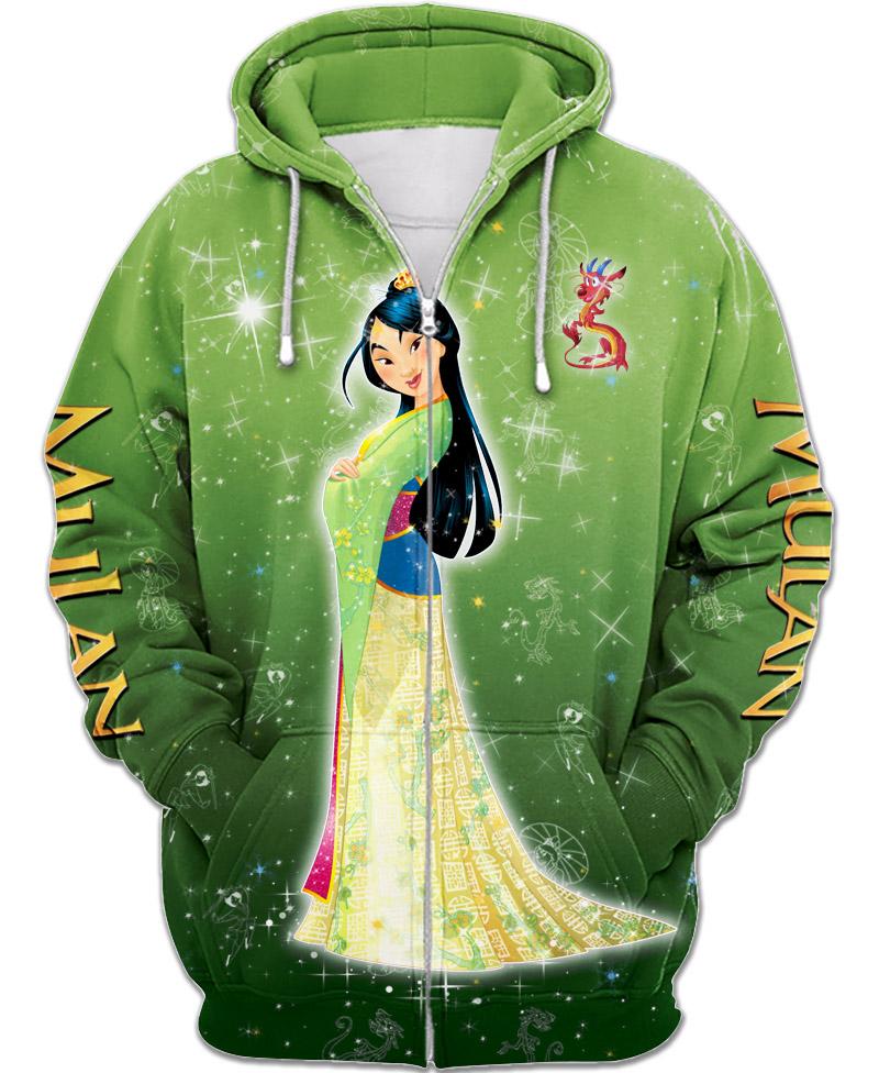 Mulan Zip-Up Hoodie