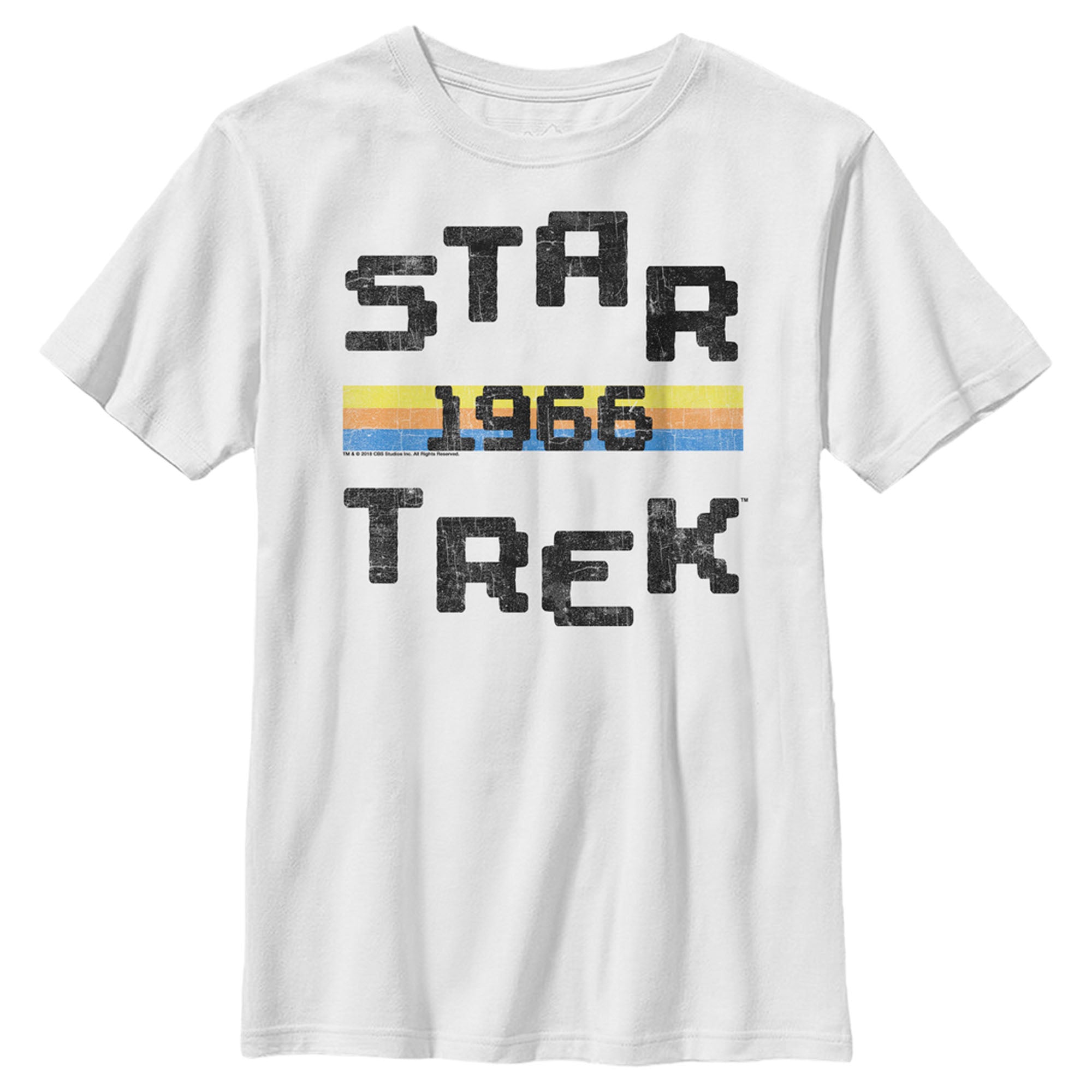 Boy’S Star Trek: The Original Series Retro Pixel 1966 T-Shirt