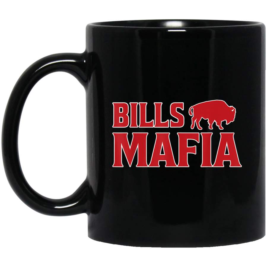 Bills Mafia – Buffalo New York Vintage Football Fan Black Mug