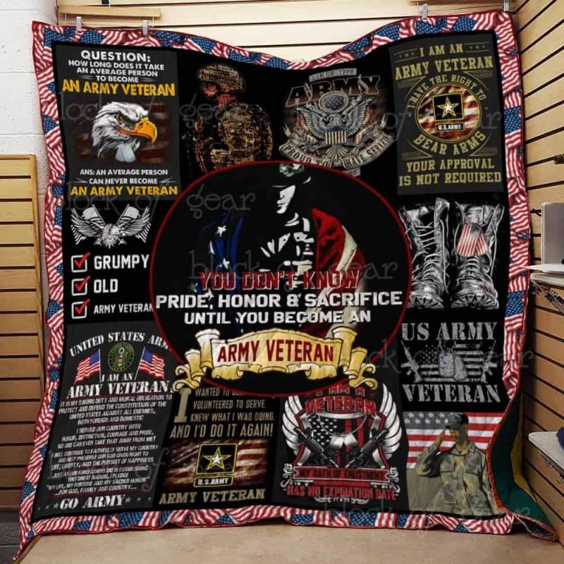 A BC-Army Veteran Quilt Blanket – TT0906