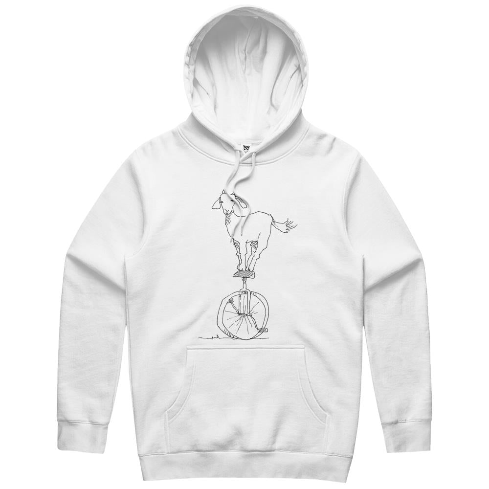 Goat On A Unicycle Hoodie