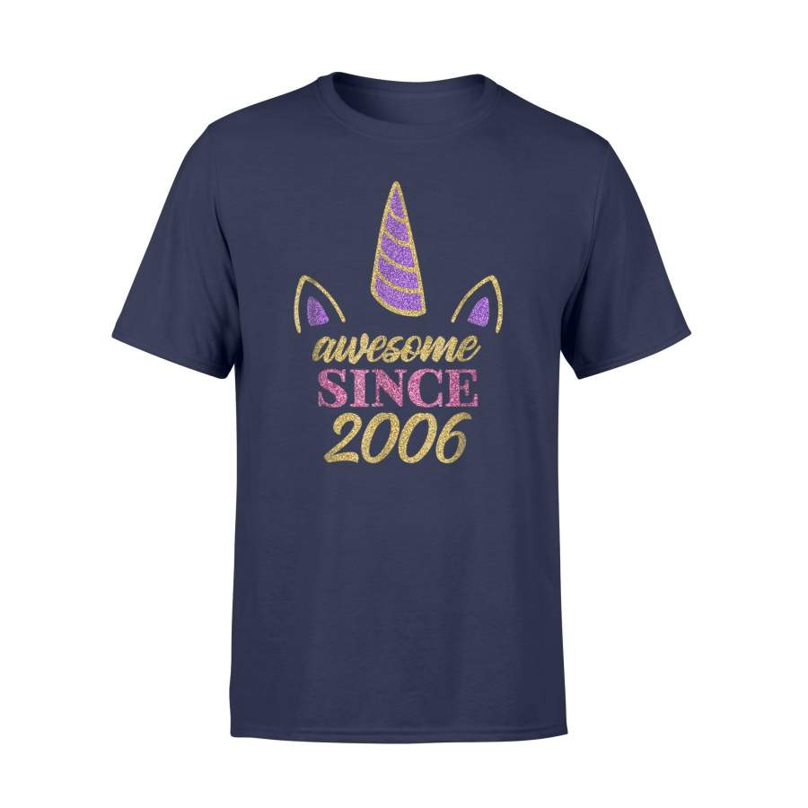 12th Birthday Unicorn 2006 Girls 12 Years Old T Shirt