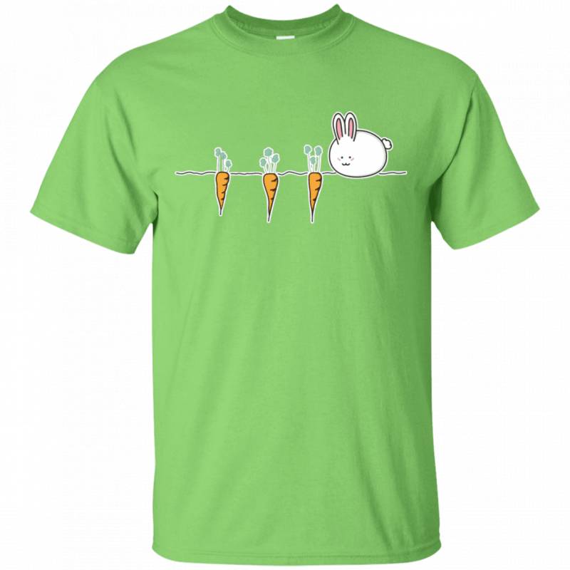 Kawaii Rabbit and Carrots T-Shirt