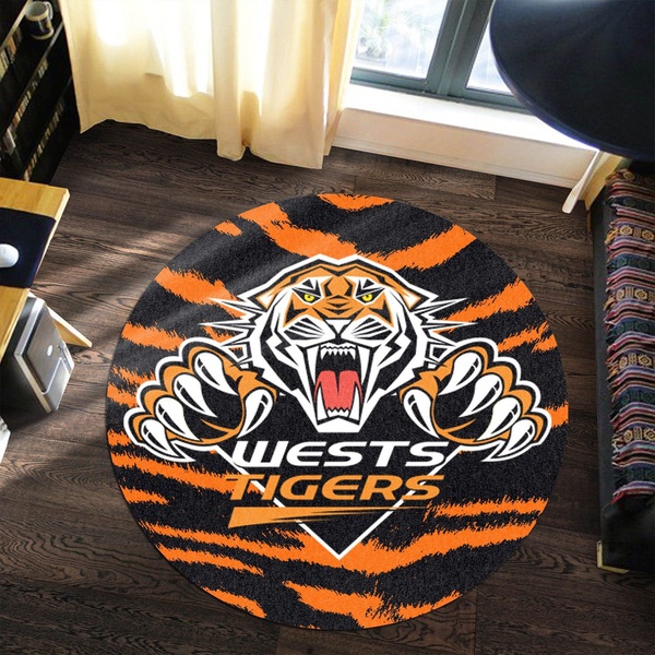 Wests Tigers Round Rug NRL