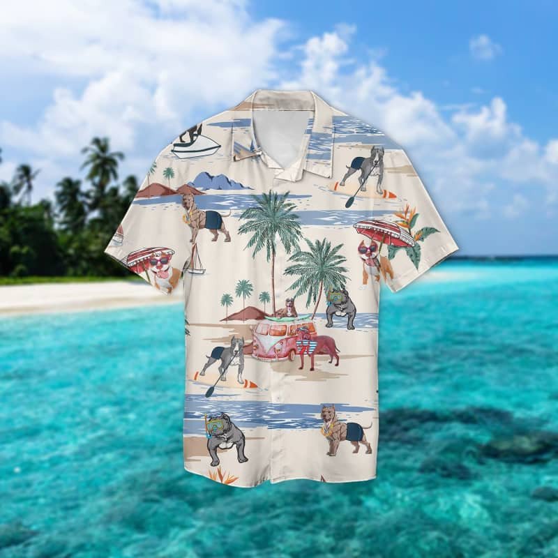 Felacia Pitbull Summer Beach Hawaii Shirt Ha14758