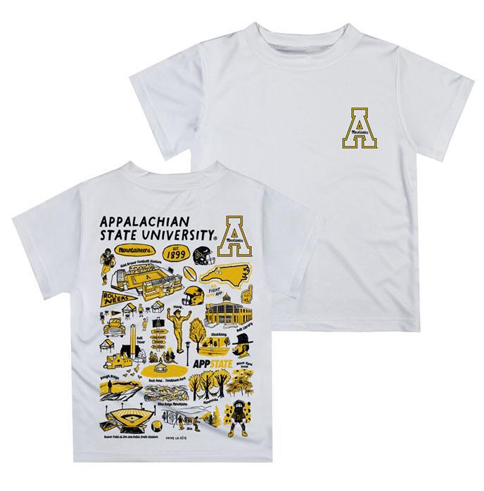 Appalachian State University Shirt – Vintage Graphic Tee Featuring Campus Icons, Est. 1899, App State Mountaineers Spirit Wear
