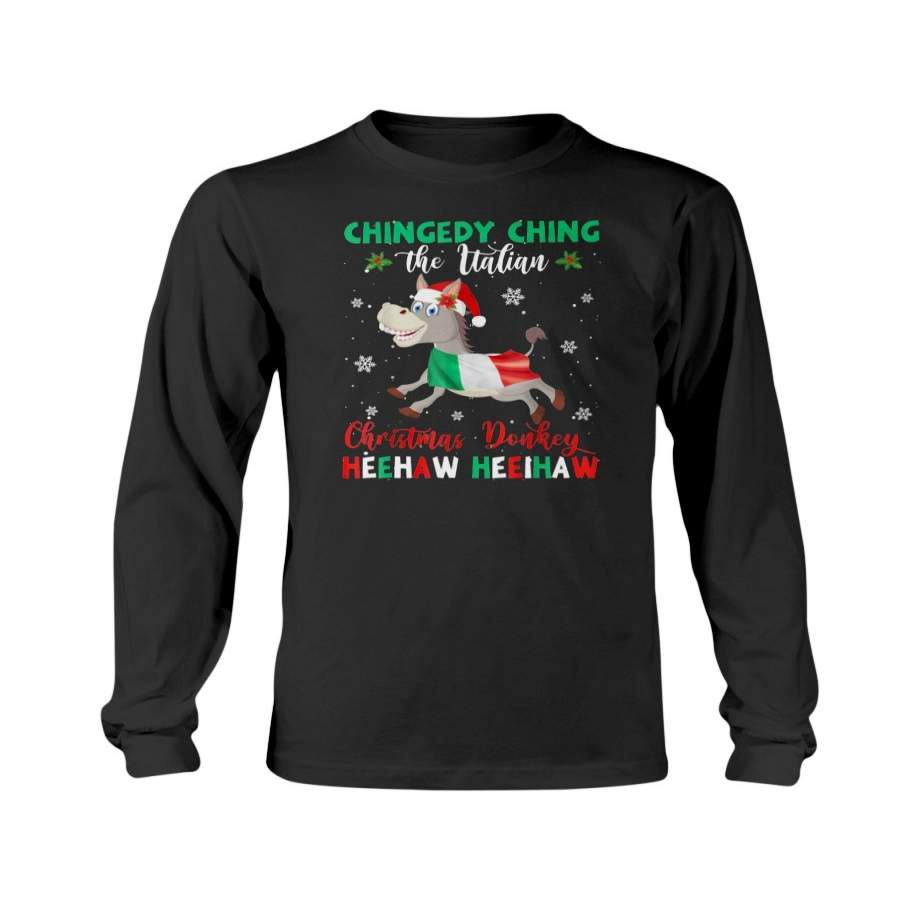 Dominick The Christmas Donkey-Italian Donkey Christmas Gift Sweatshirt & Hoodie