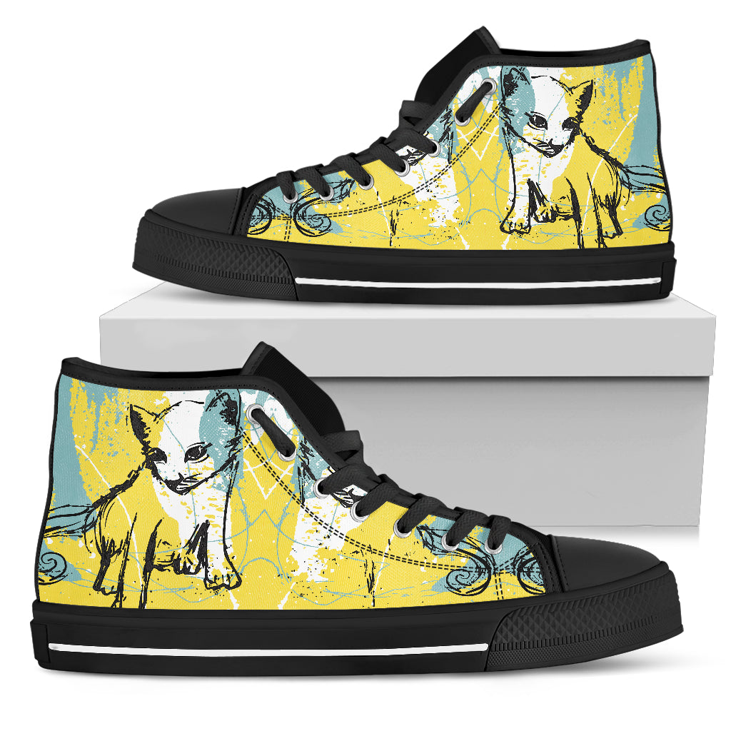 Grunge Cat Ii Canvas Shoes