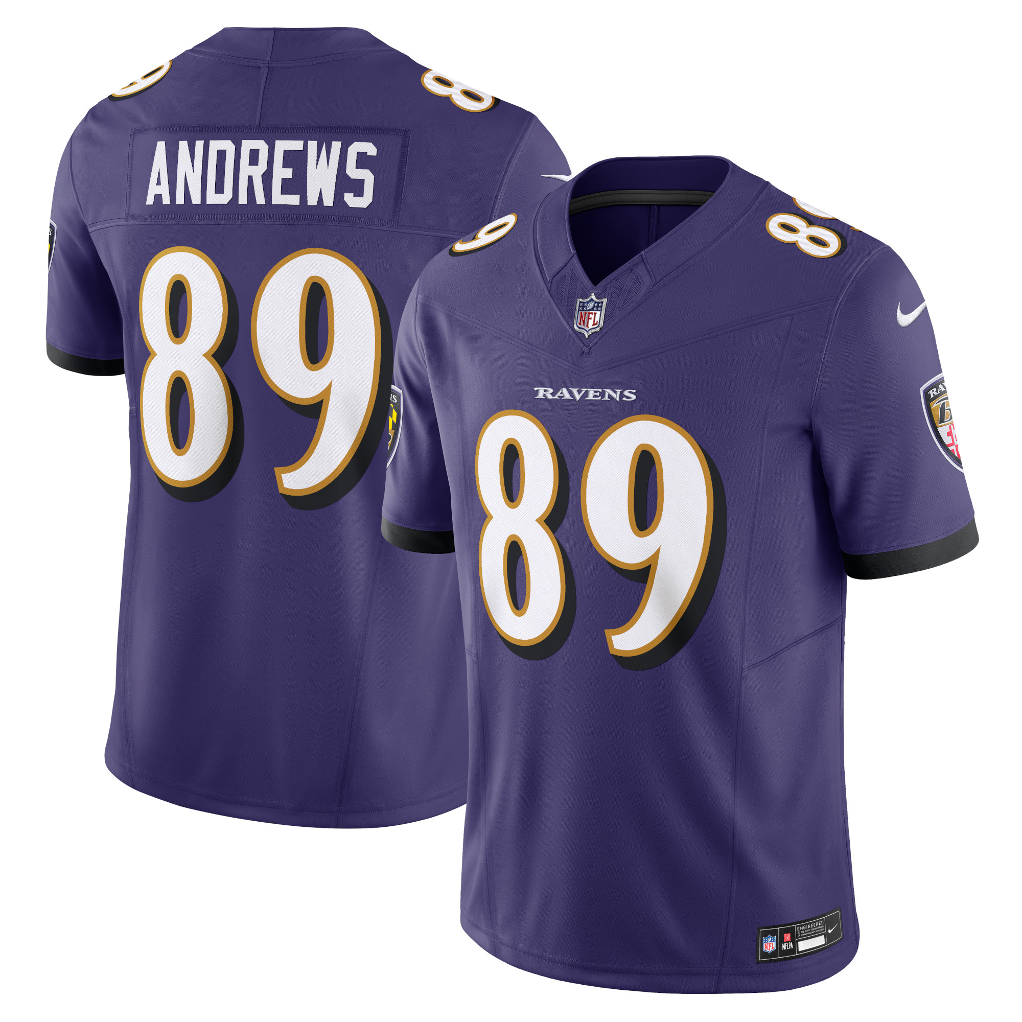 Mark Andrews Baltimore Ravens Vapor F.U.S.E. Limited Jersey – Purple