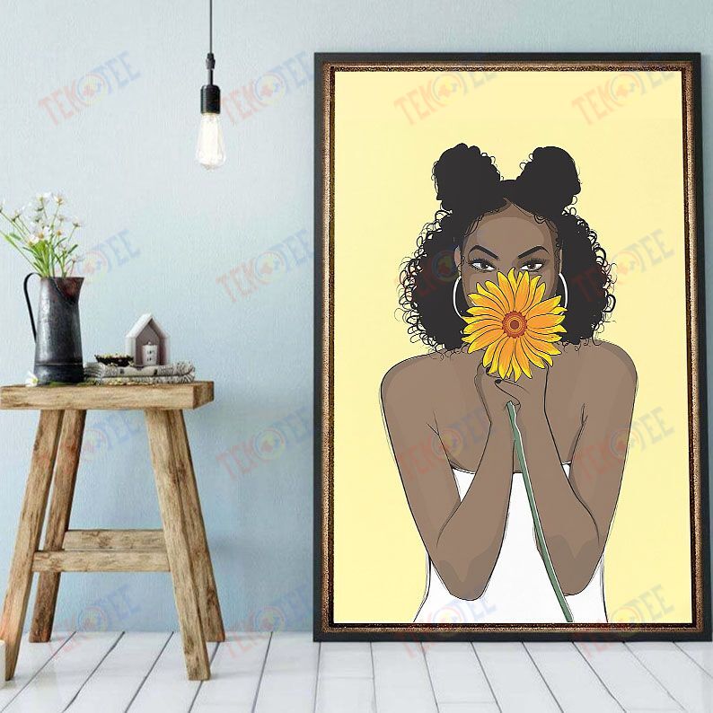 West Africa Custom Canvas Prints Amazing Melanin Poster African Woman Afro Man Appealing Dorm Room Canvas