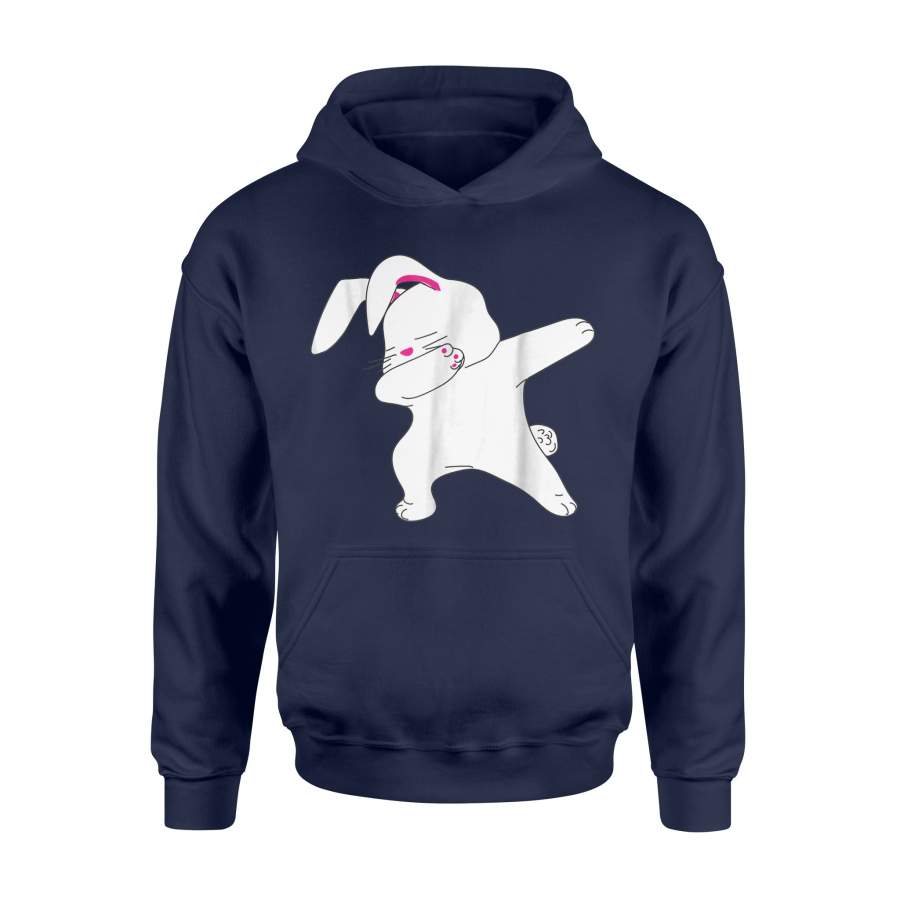 Dabbing Easter Bunny   Funny Happy Easter Bunny Face  Hoodie