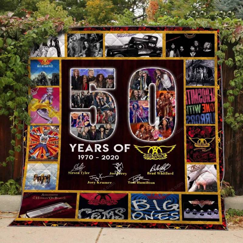 50 Years Of Aerosmith Blanket TH1807 Quilt