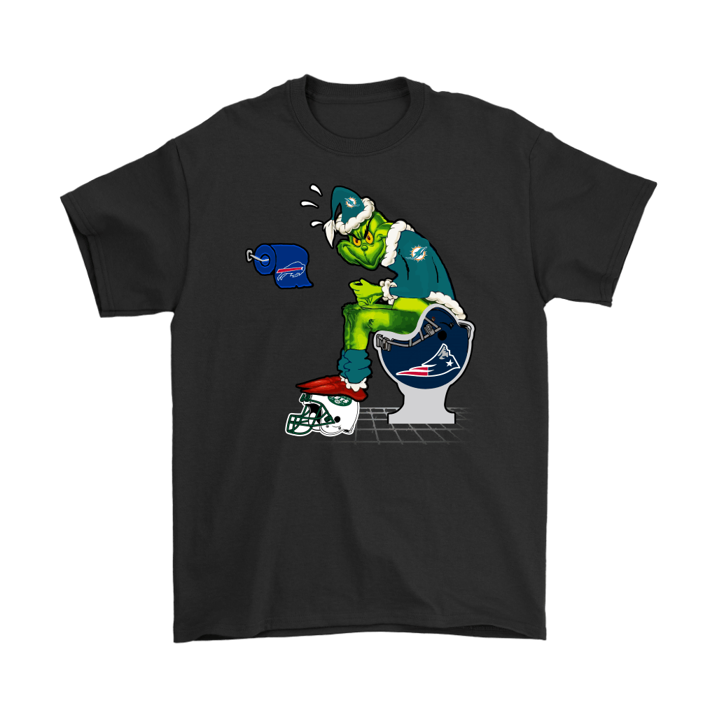 Get Here The Grinch Miami Dolphins Shit On Other Teams Christmas Shirts