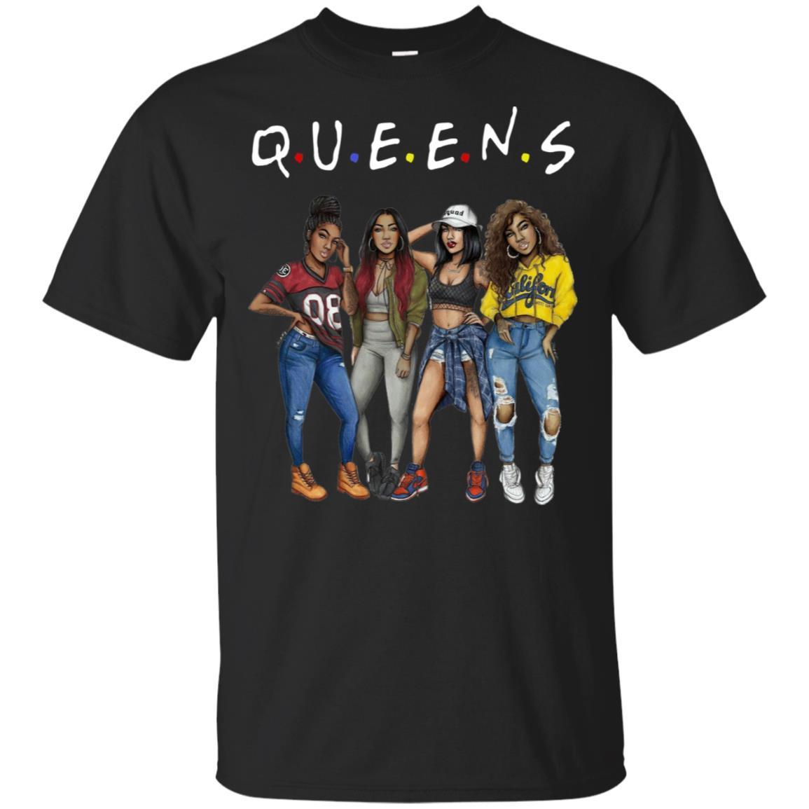 Proud African American Queen Pro Black Girl Rock T-Shirt Melanin Women