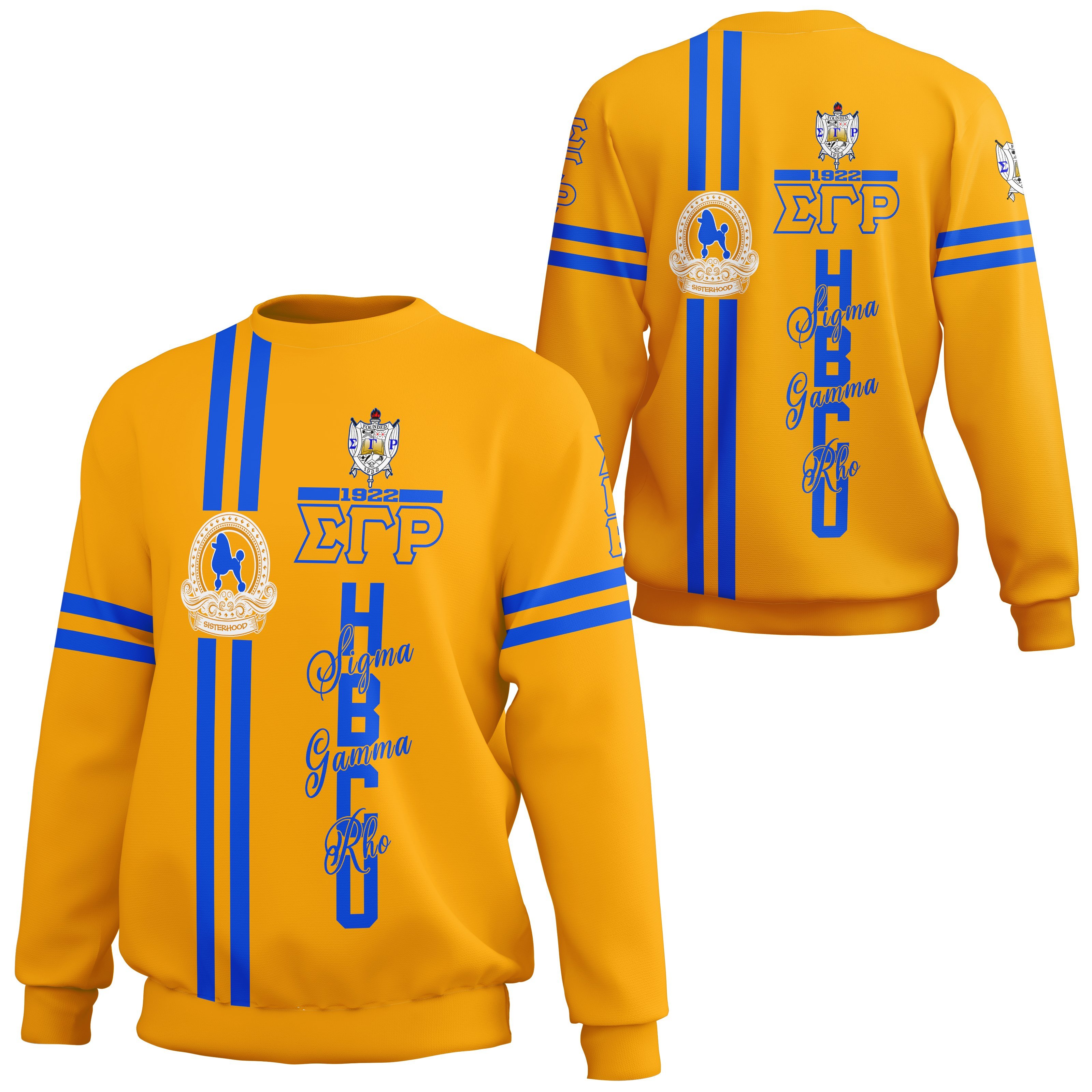 Masonstars Sweatshirt – HBCU Sigma Gamma Rho Poodle Crewneck Sweatshirt J5