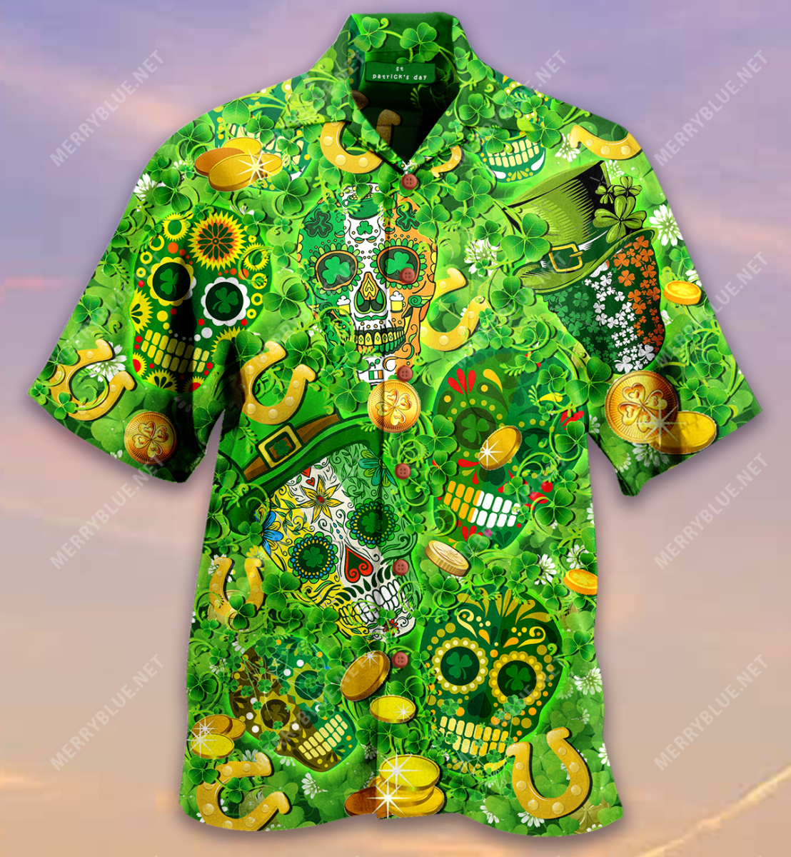 Sugar Skull St Day Hawaii Shirt Ha108609