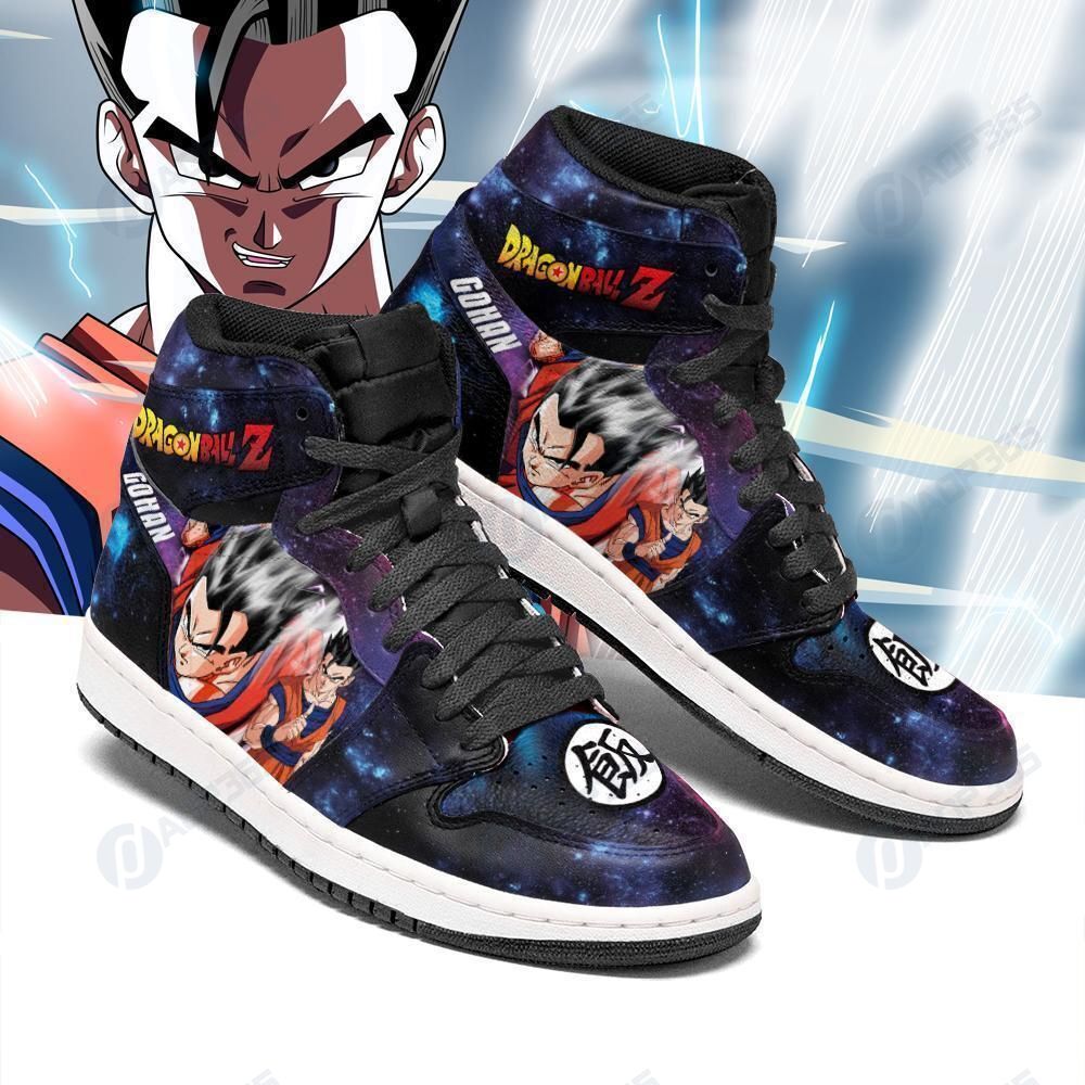 Gohan Sneakers Galaxy Dragon Ball Z Anime Shoes Fan Pt04 Air Jordan 13 Shoes Hajd2403068