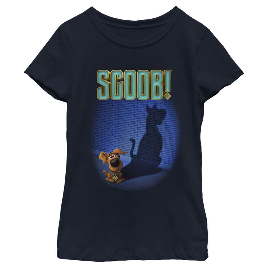 Scooby Doo Girl’s Dog Shadow  T Shirt