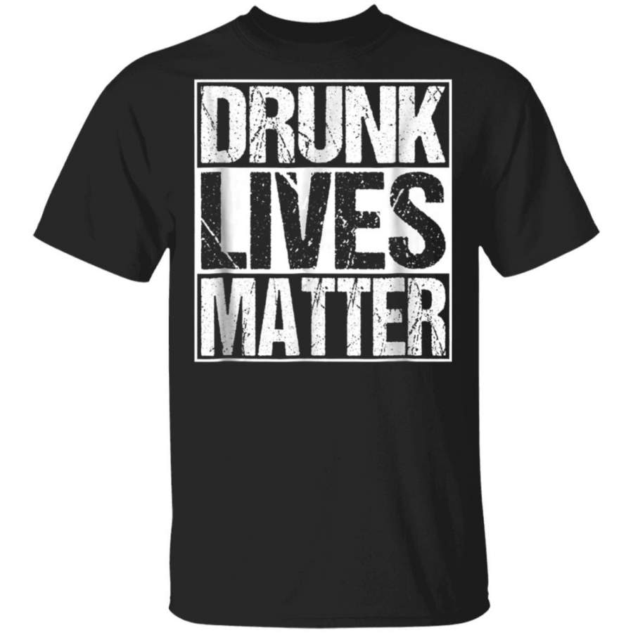 Vintage Drunk Lives Matter Saint Patrick’s Day T Shirt Saint Paddys Patricks Tshirt Lucky Shirts Drink Green Beer Irish Gifts Funny Tee