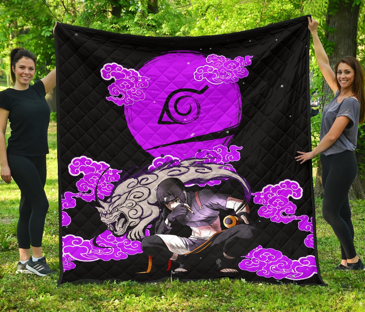 Sai Konoha Naruto Premium Quilt Blanket Anime Home Decor Custom For Fans Na021804