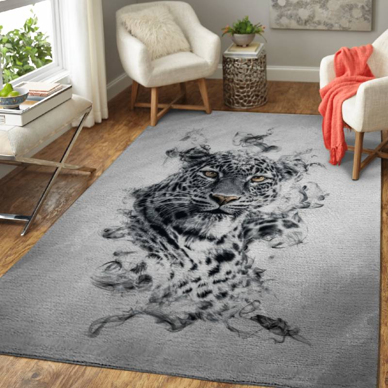 Smokey Jaguar – Animals Area Rug Carpet