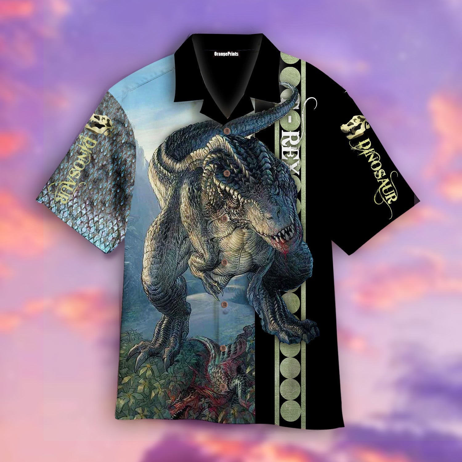 Dinosaur Aloha Hawaii Shirts For Men And Women Ha109892