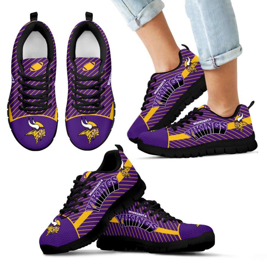 Lovely Stylish Fabulous Little Dots Minnesota Vikings Sneakers