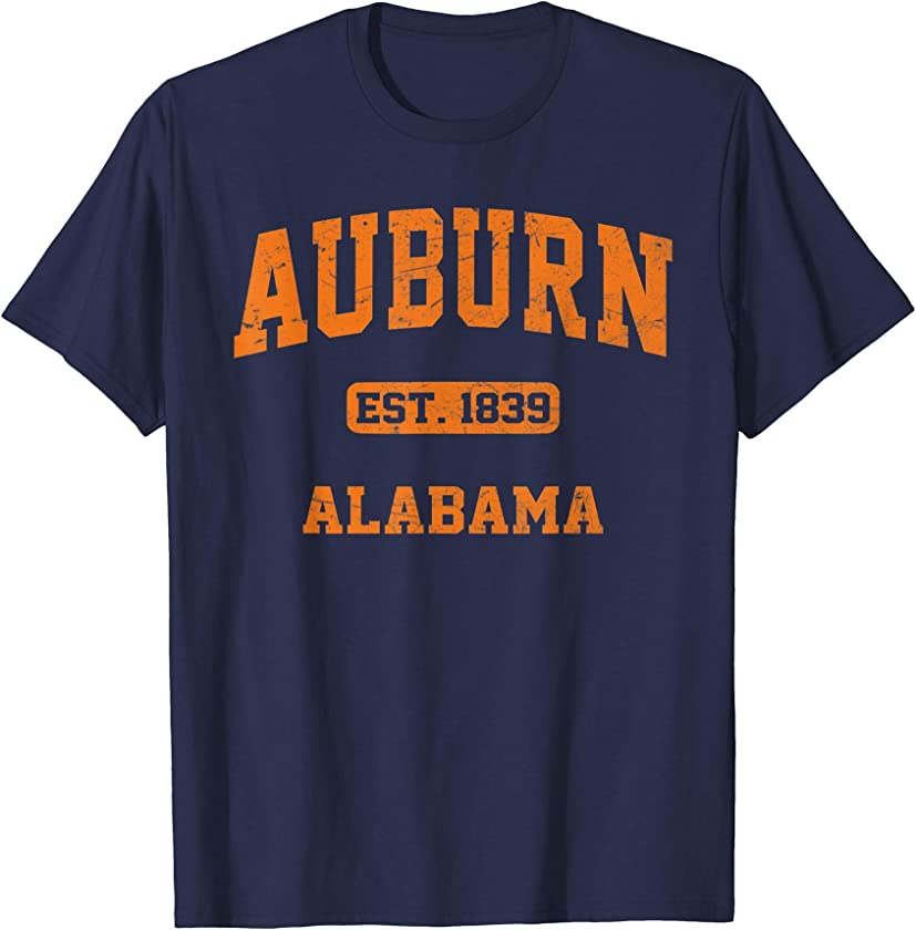 Auburn Alabama AL vintage University & College Style T-Shirt