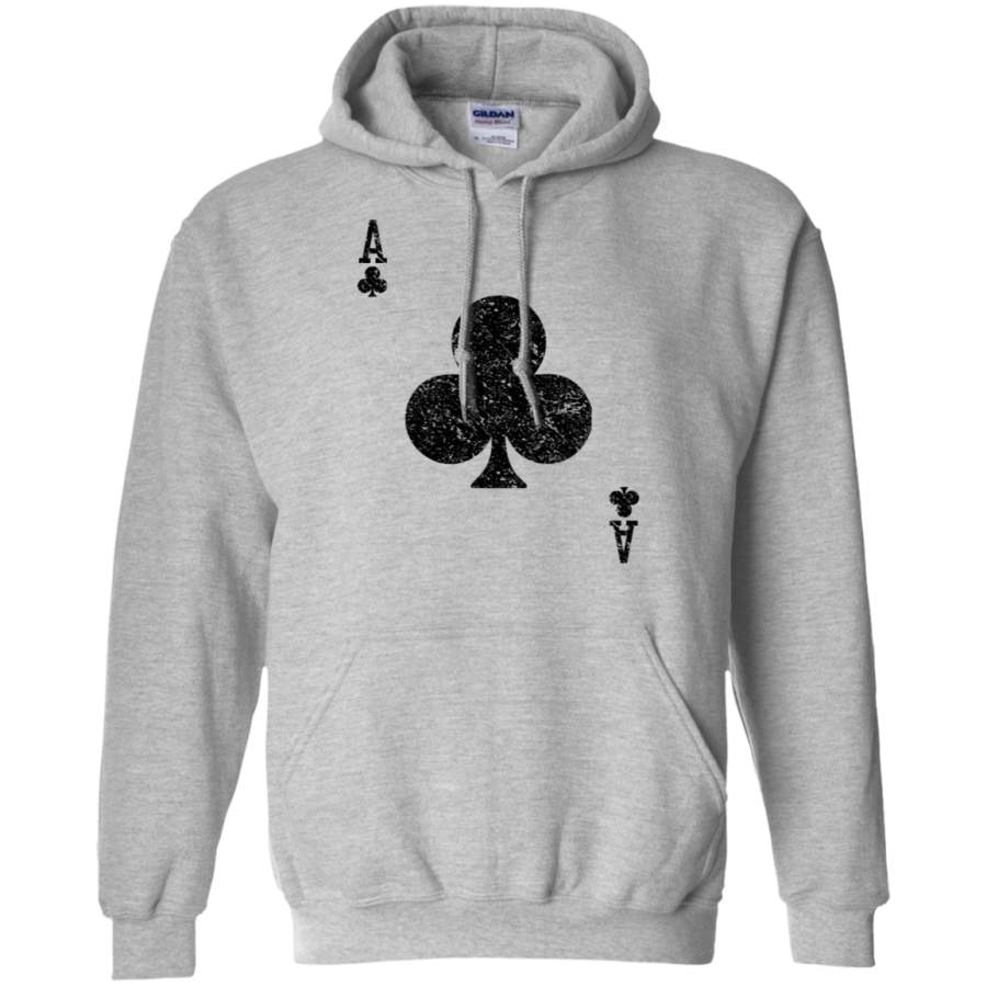 Ace Of Clubs Vintage Playing Cards Halloween Costume Hoodie/Sweatshirt – TeeEver