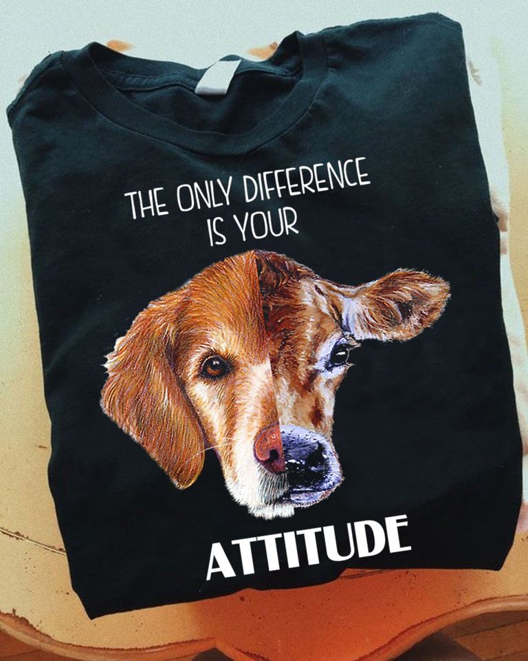 The Only Difference Is Your Attitude Vegan Gift Standard/Premium T-Shirt