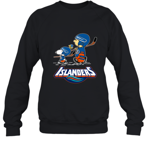 Let’S Play New York Islanders Ice Hockey Snoopy 2D Sweatshirt