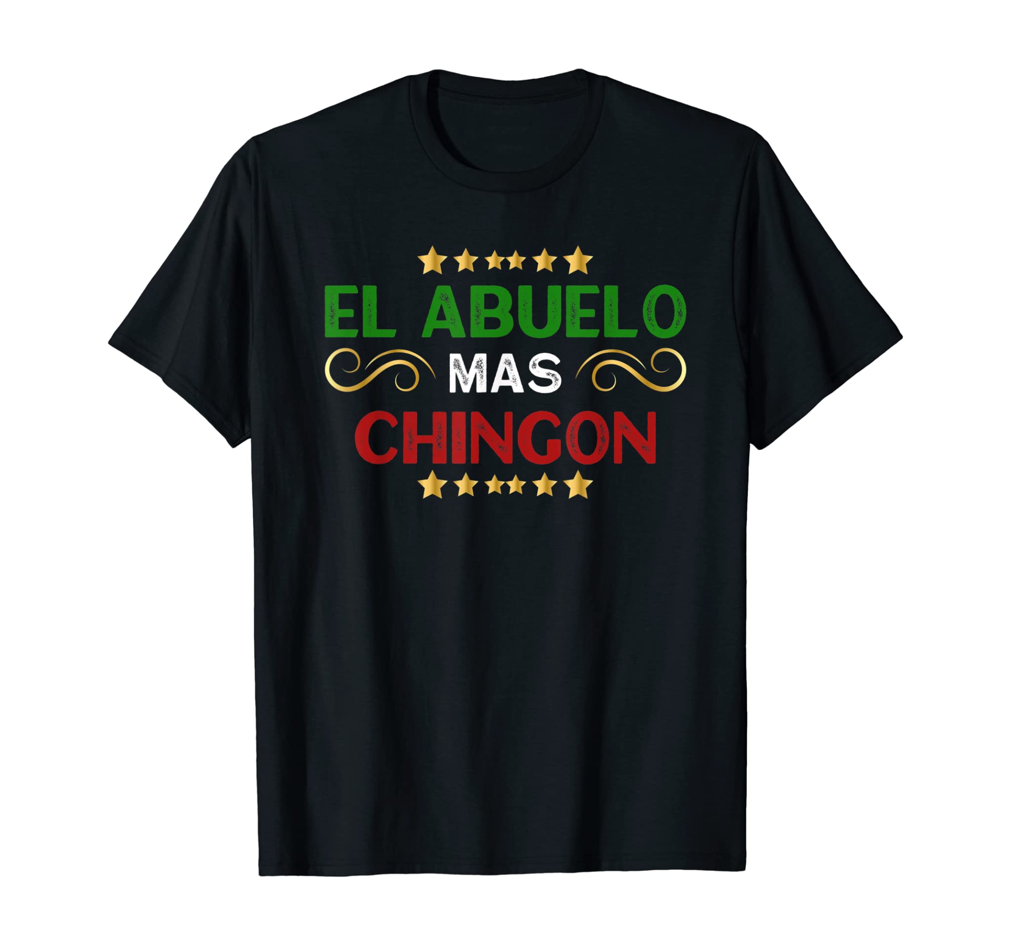 El Abuelo Mas Chingon Abuelo Gifts in Spanish Grandpa T-Shirt