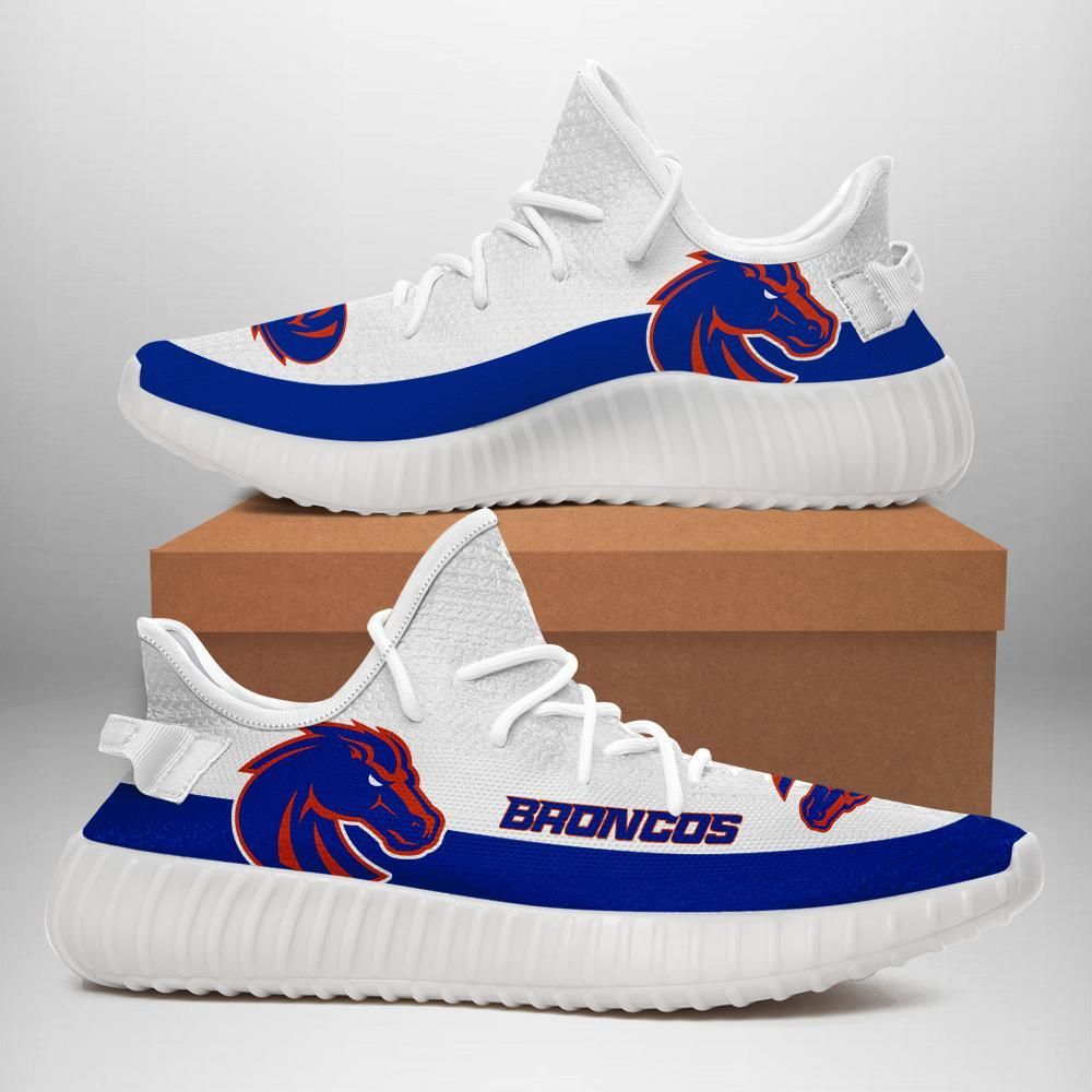 Boise State Broncos Custom Shoes Sport Sneakers Boise State Broncos Yeezy Boost 350