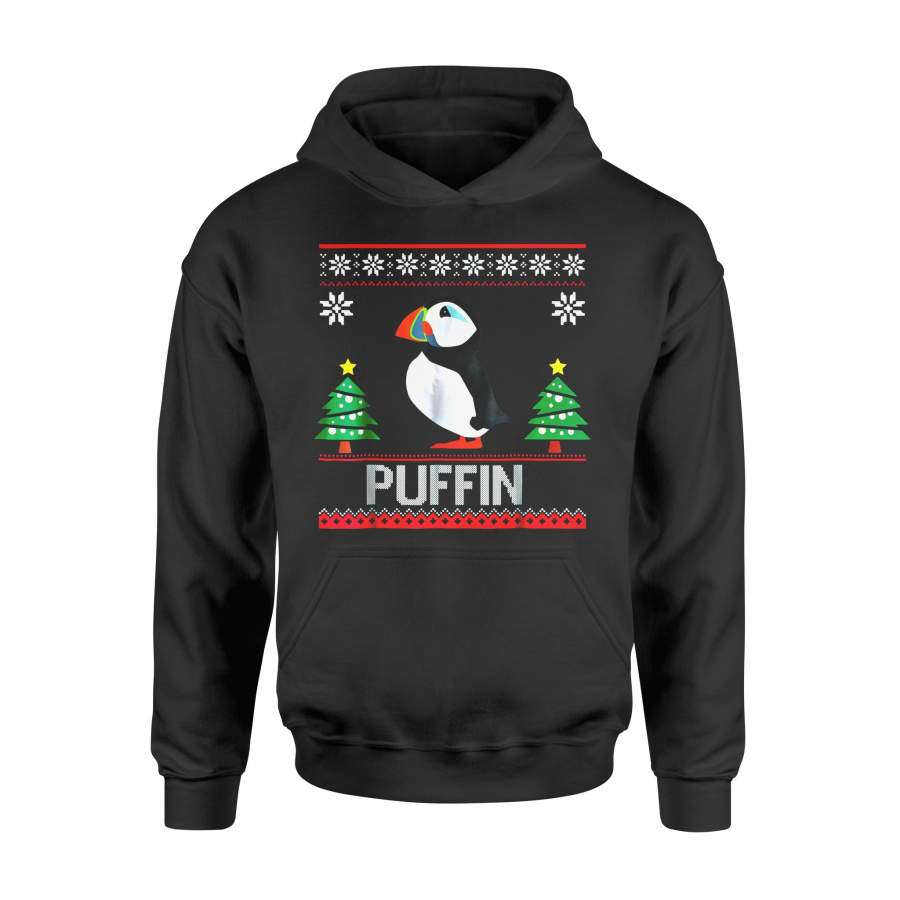 Christmas gift idea Puffin Ugly Xmas T-Shirt – Standard Hoodie