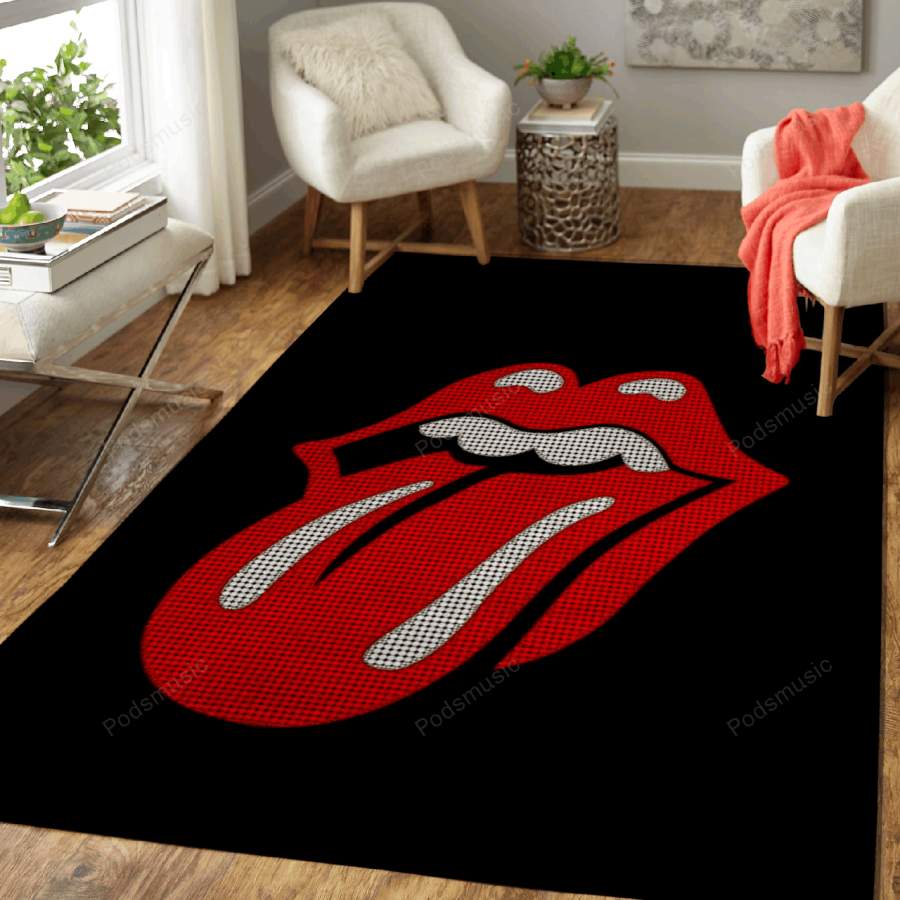 The Rolling Stones – Music Album Art For Fans Area Rug Living Room Carpet Floor Decor