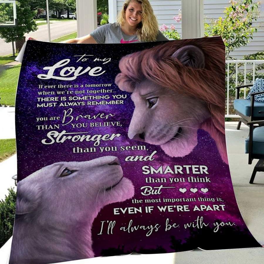 To my love – Lion – I’ll be always with you – Blanket – MP1610