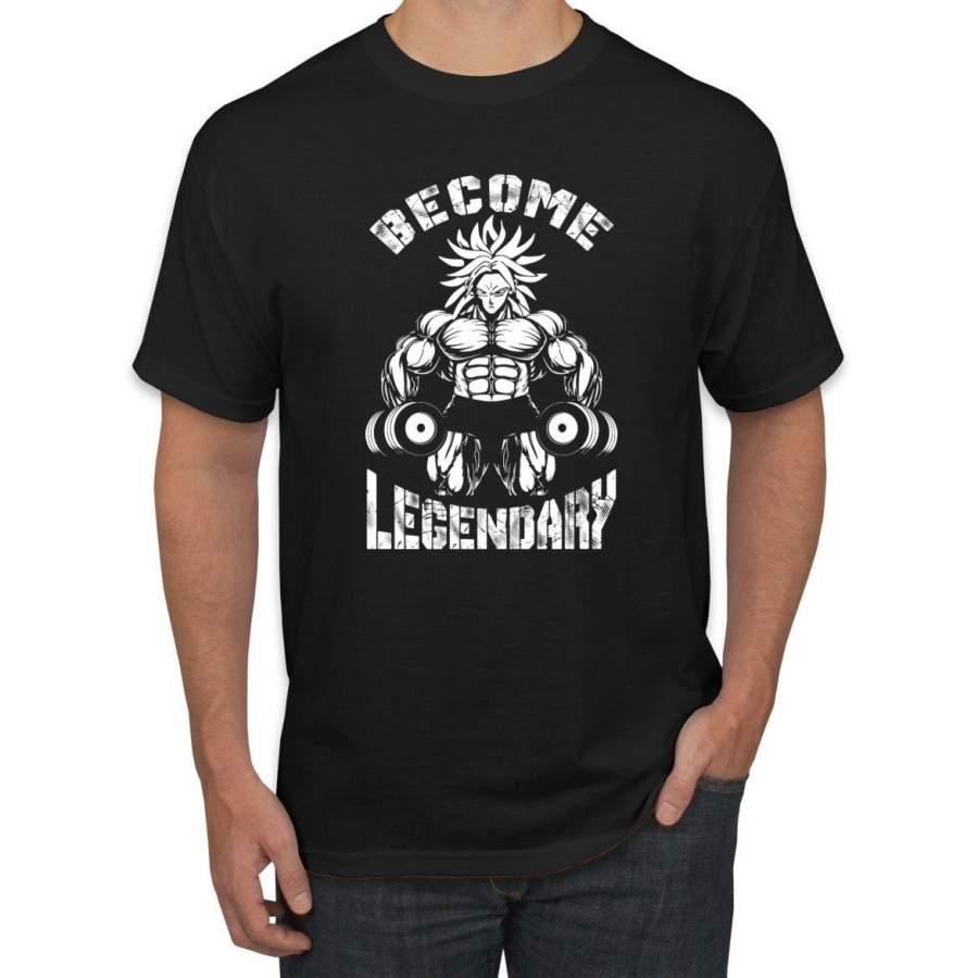 Become Legendary Gym / Workout Graphic T-Shirt