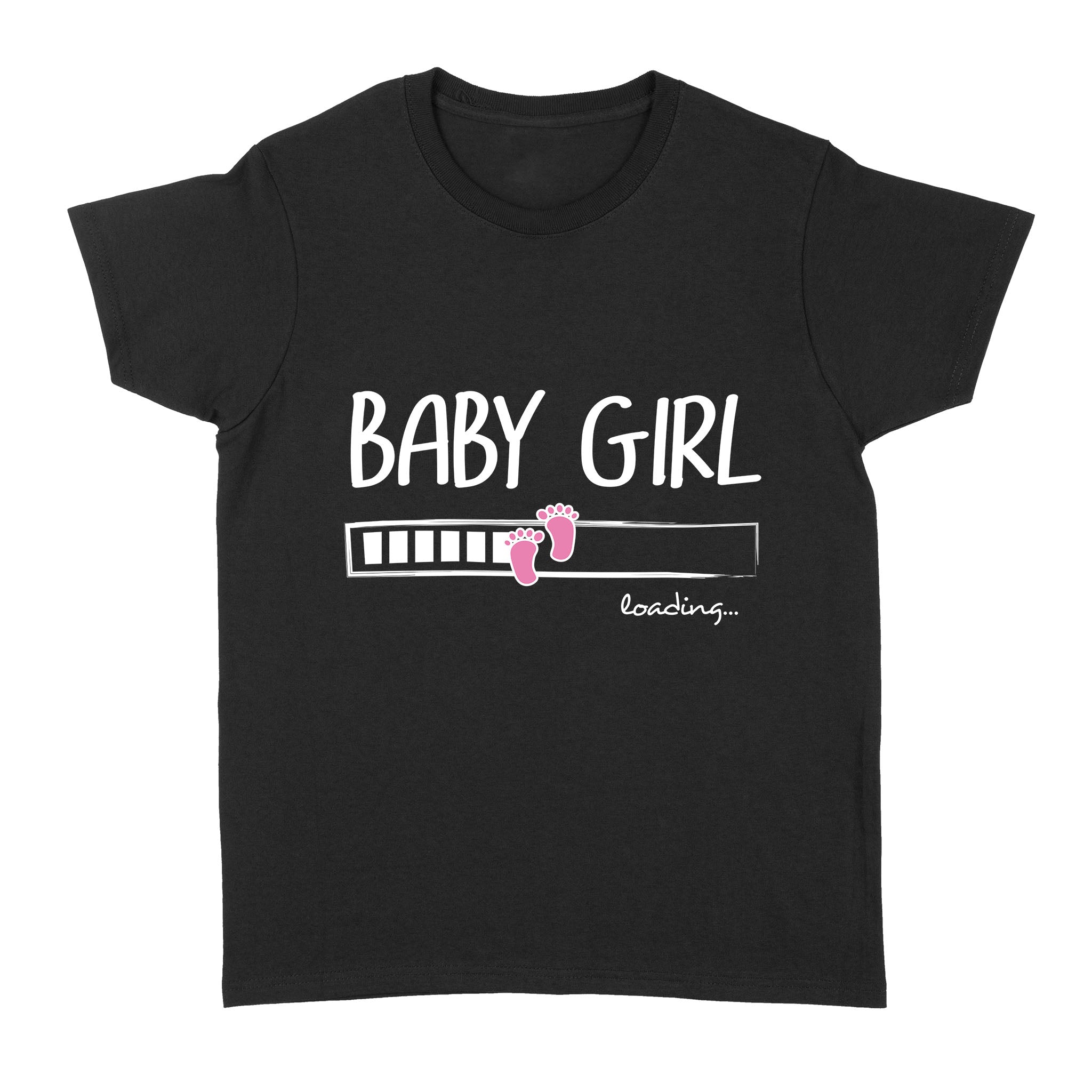 Baby Girl Loading| Cute Shirt for Pregnant Mom, New Mom, Gender Reveal, Pregnancy Announcement Shirt| NTS47 ChipteeAmz