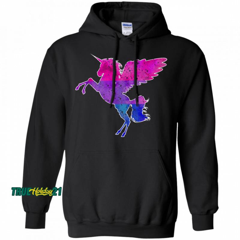 Unicorn Bisexual Flag LGBT Hoodie