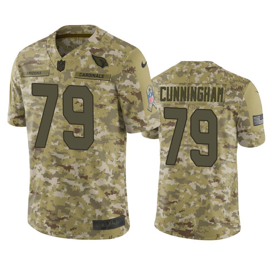 Arizona Cardinals Korey Cunningham Jersey NFL Camo Salute To Service