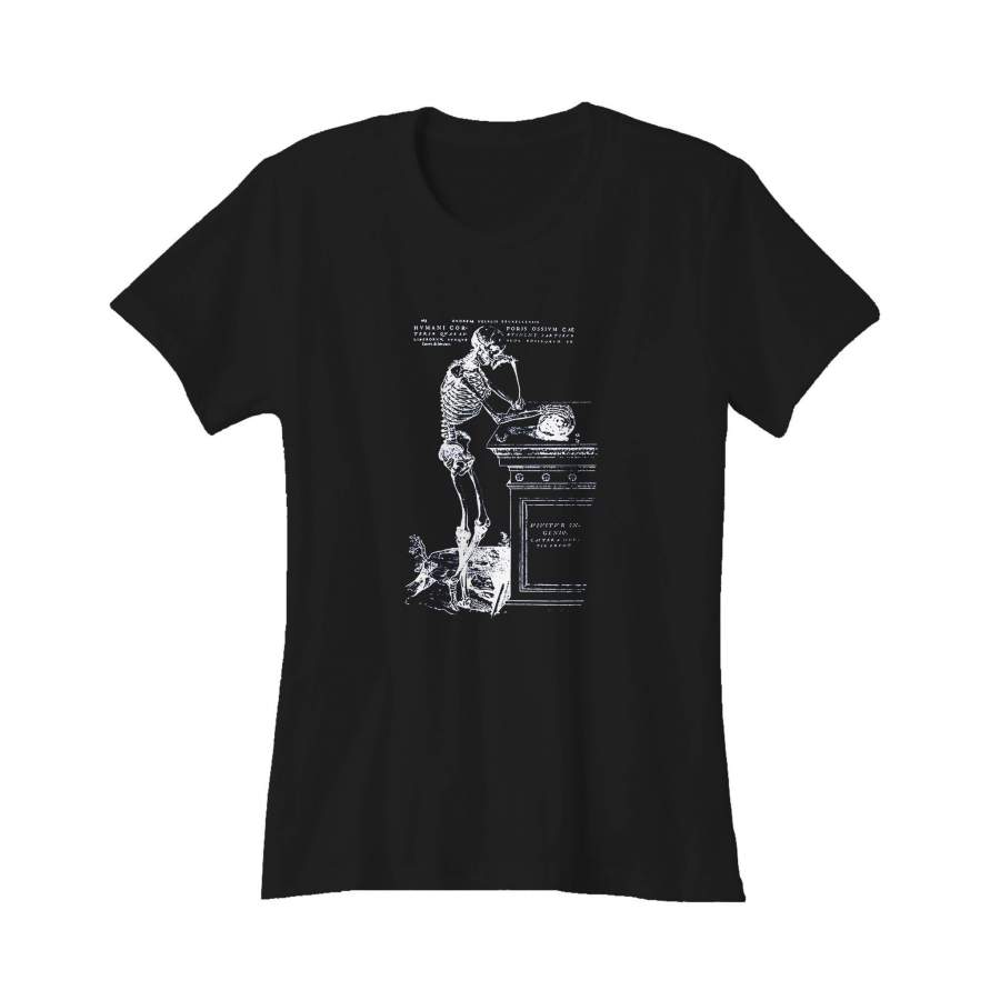 Skeleton Skull Vintage Art Graphic Women’s T-Shirt