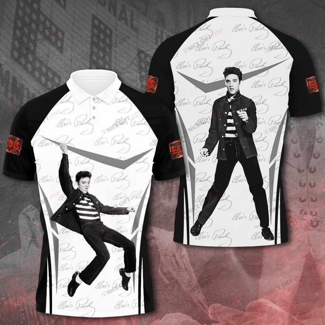 Elvis Presley Polo Shirt 3D 3Ps-S6M3