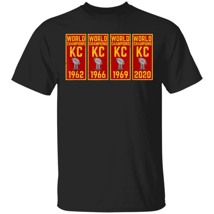 Kansas City Football KC Faithful 2020 Title Banner Champions TShirt Kansas City Football T-Shirt