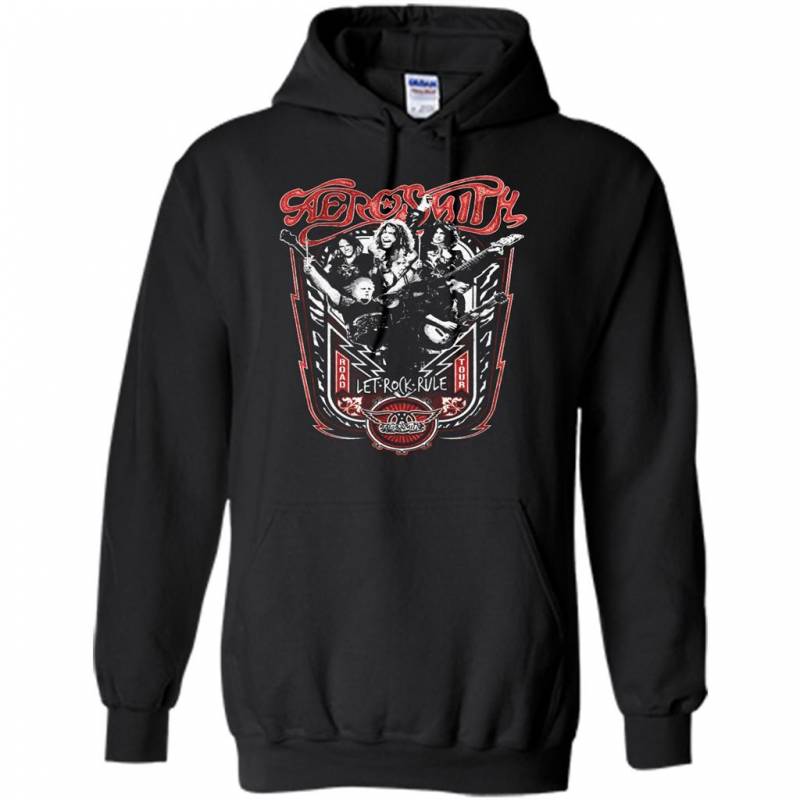 Trevco Men’s Aerosmith Let Rock Rule – Hoodie