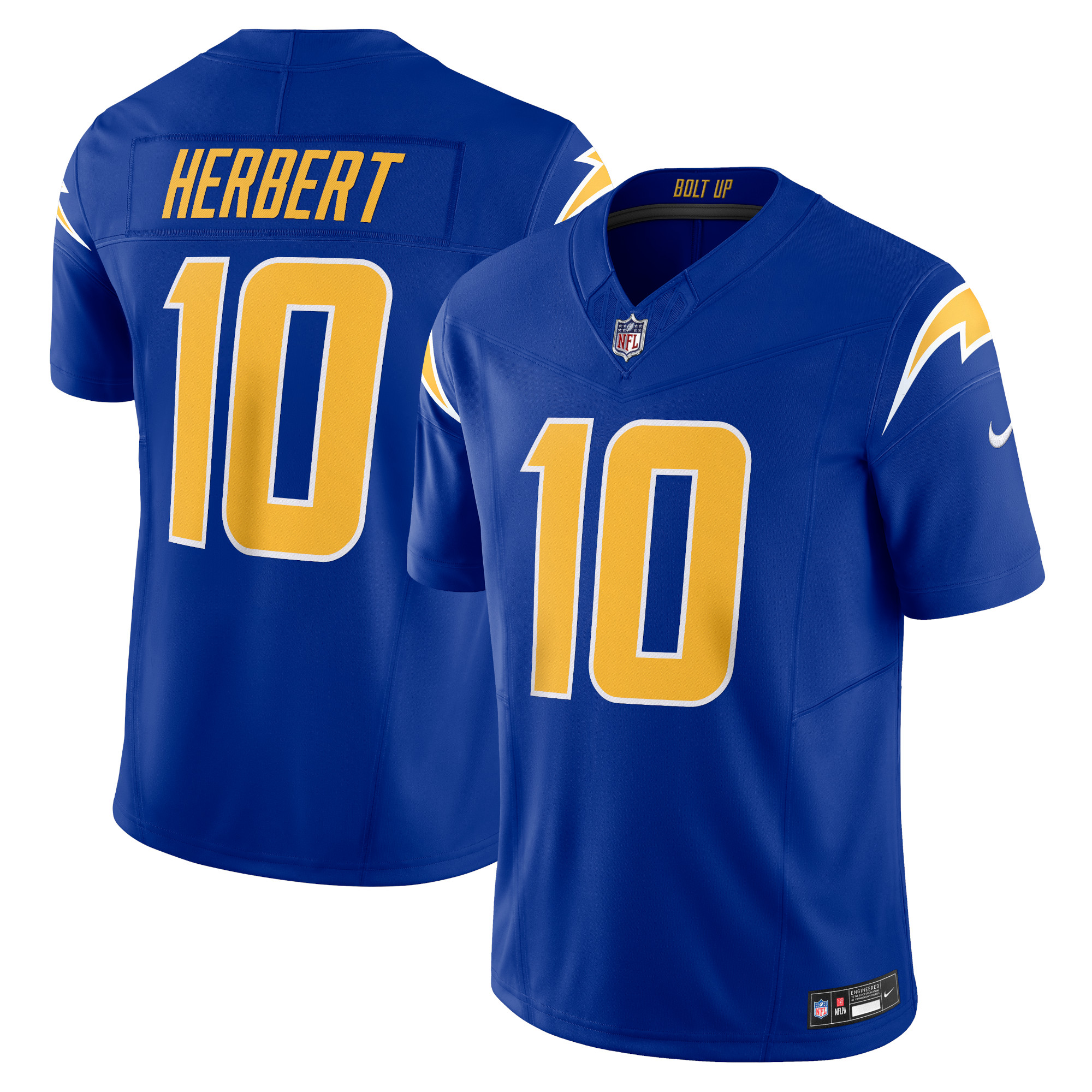 Men’s Los Angeles Chargers Justin Herbert Royal Vapor F.U.S.E. Limited Jersey