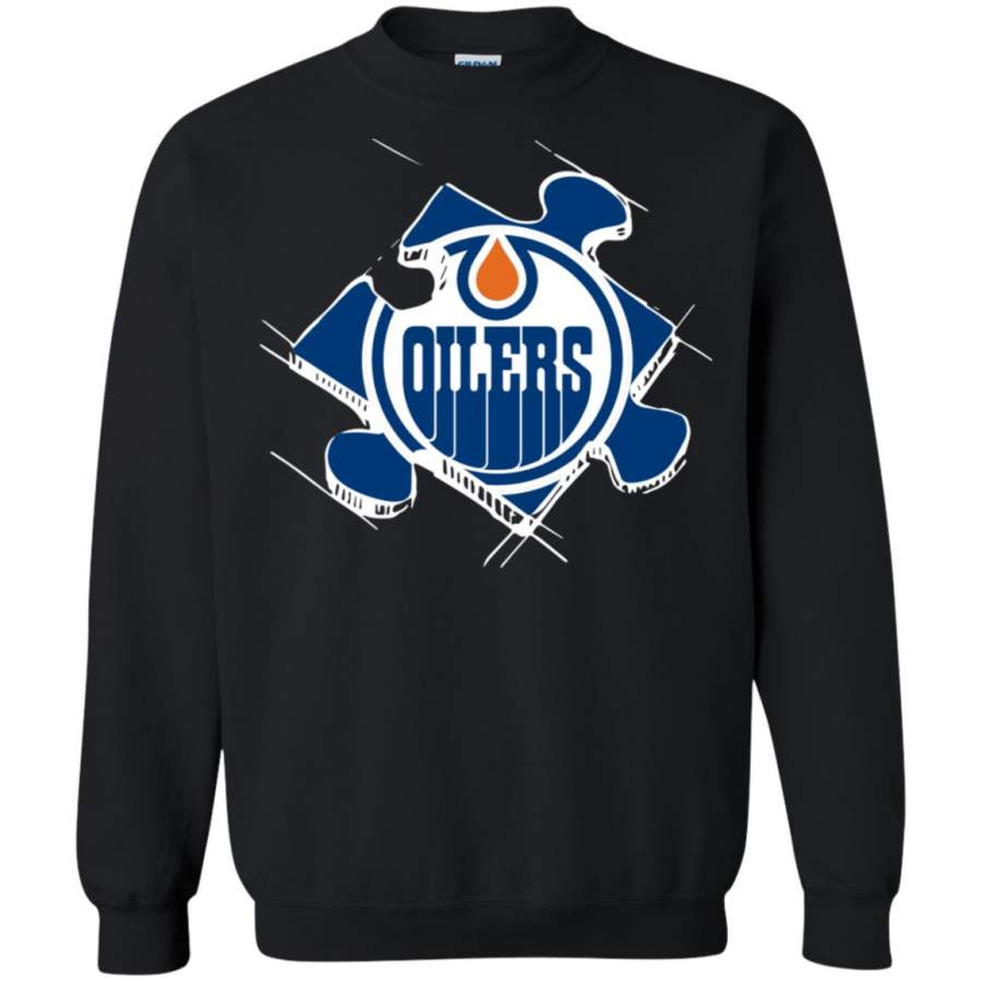 Edmonton Oilers Autism puzzle Sweatshirt – Moano Store