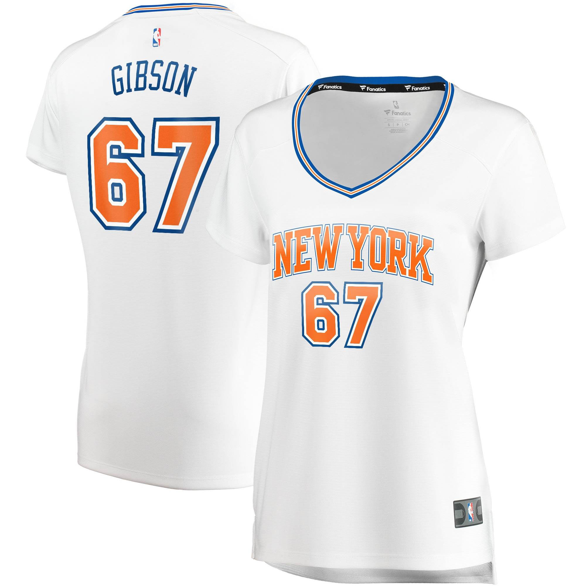 Taj Gibson New York Knicks Fanatics Branded Womens Fast Break Player Replica Jersey – Statement Edition – White NBA